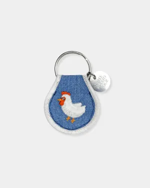 CHICKEN - PATCH KEYCHAIN