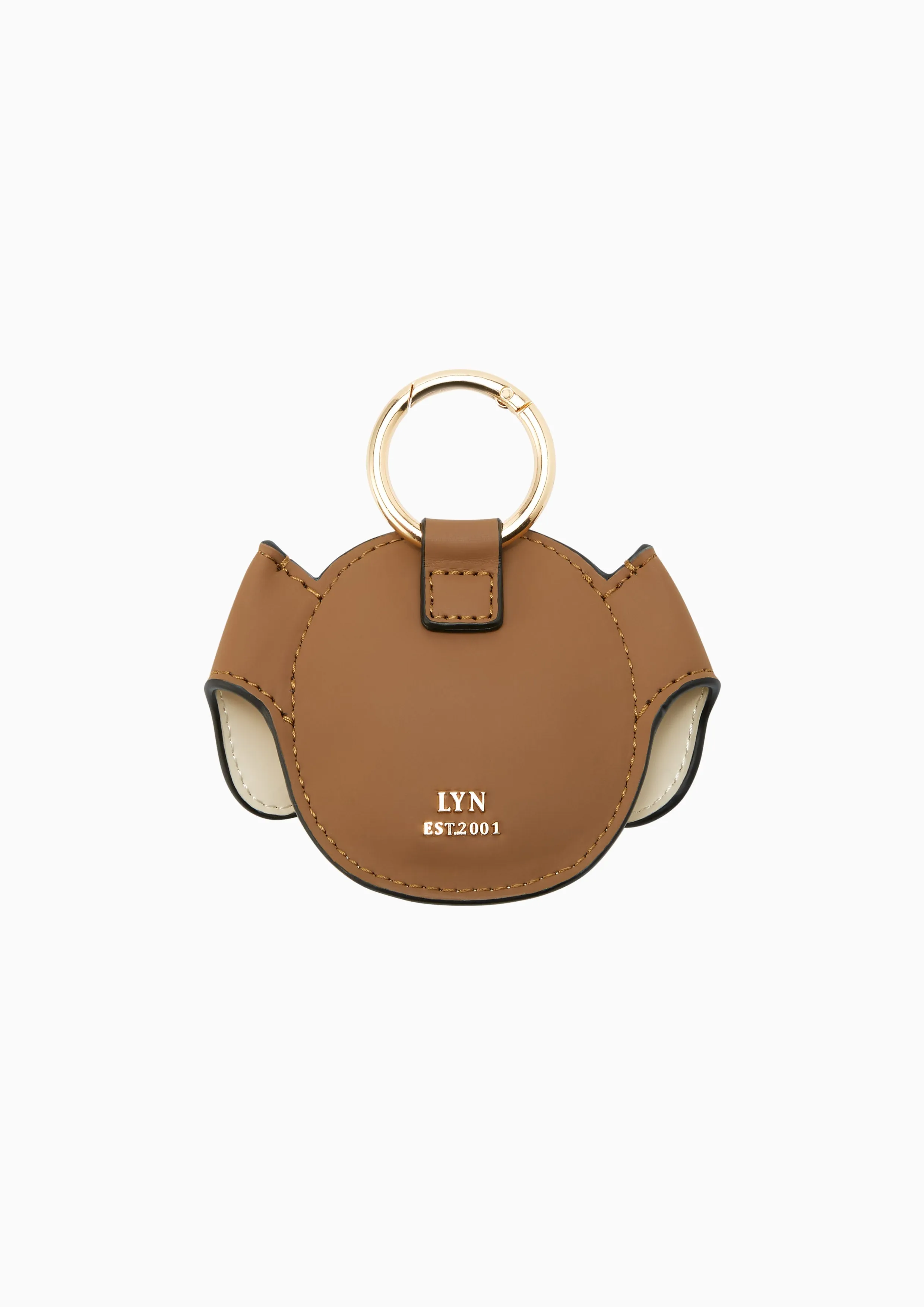 Chien Keychain Brown