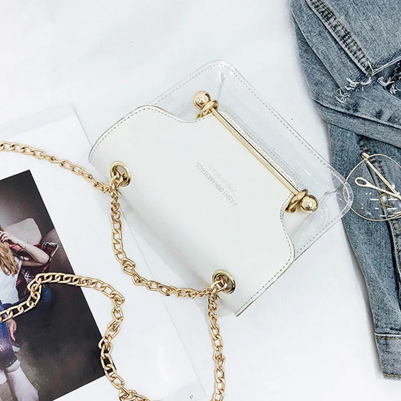 City Vibe Clear Contrast Bag