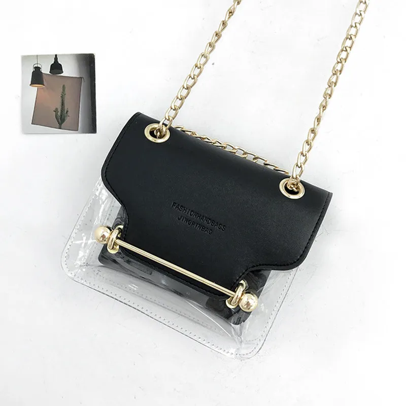 City Vibe Clear Contrast Bag