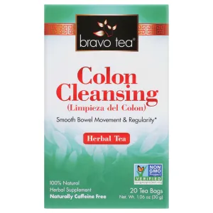 Colon Cleansing Herbal Tea - 20 Tea Bags (Caffeine Free)