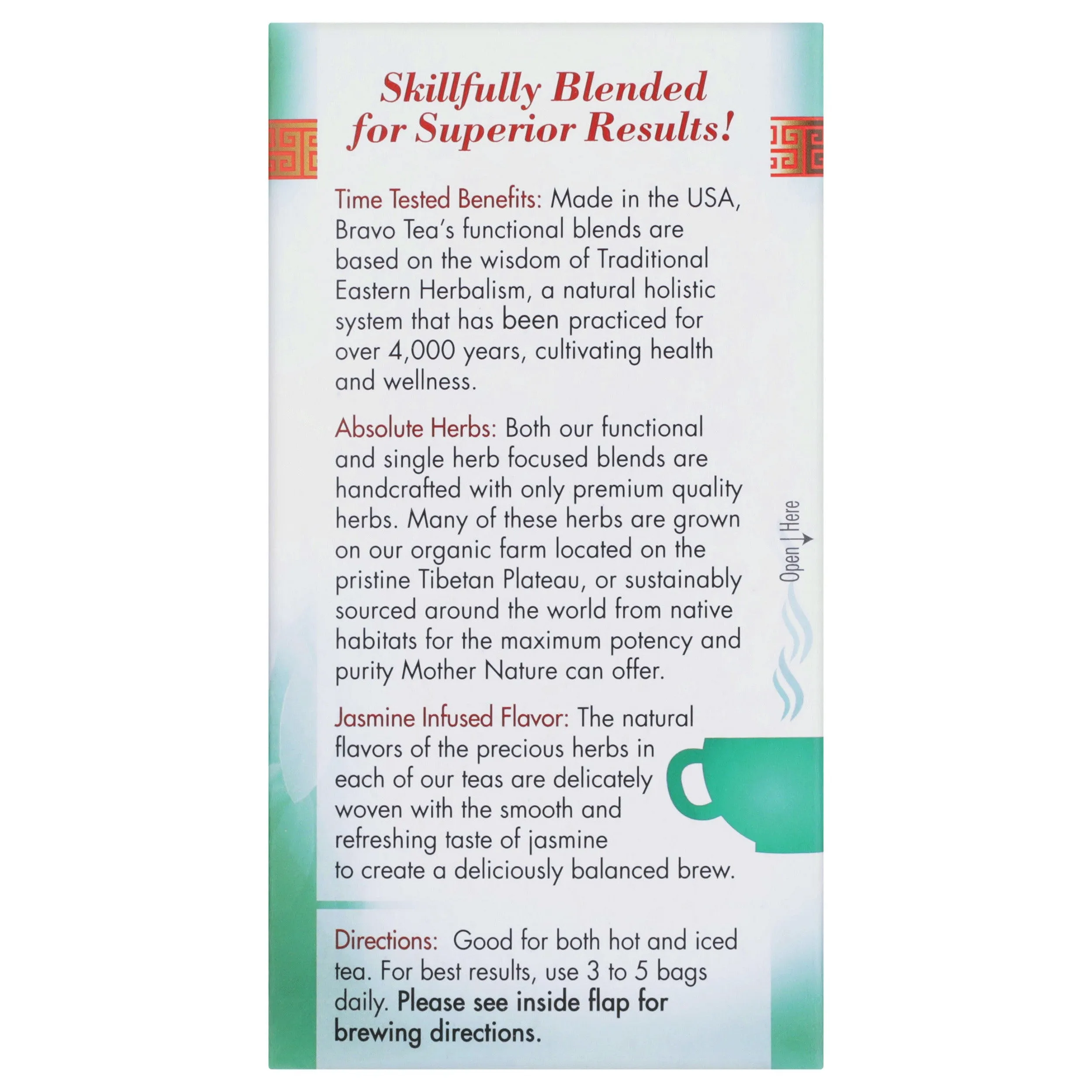 Colon Cleansing Herbal Tea - 20 Tea Bags (Caffeine Free)