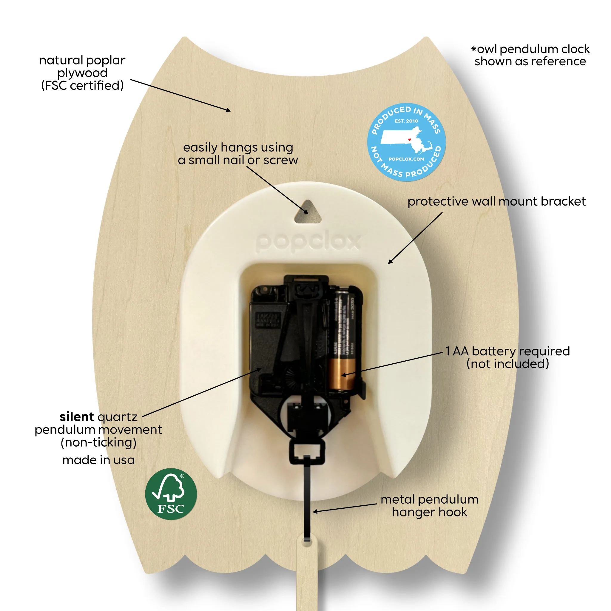 cornhole - pendulum clock