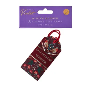 Design By Violet Winter Garden Luxury Christmas Gift Tags 8 Pack