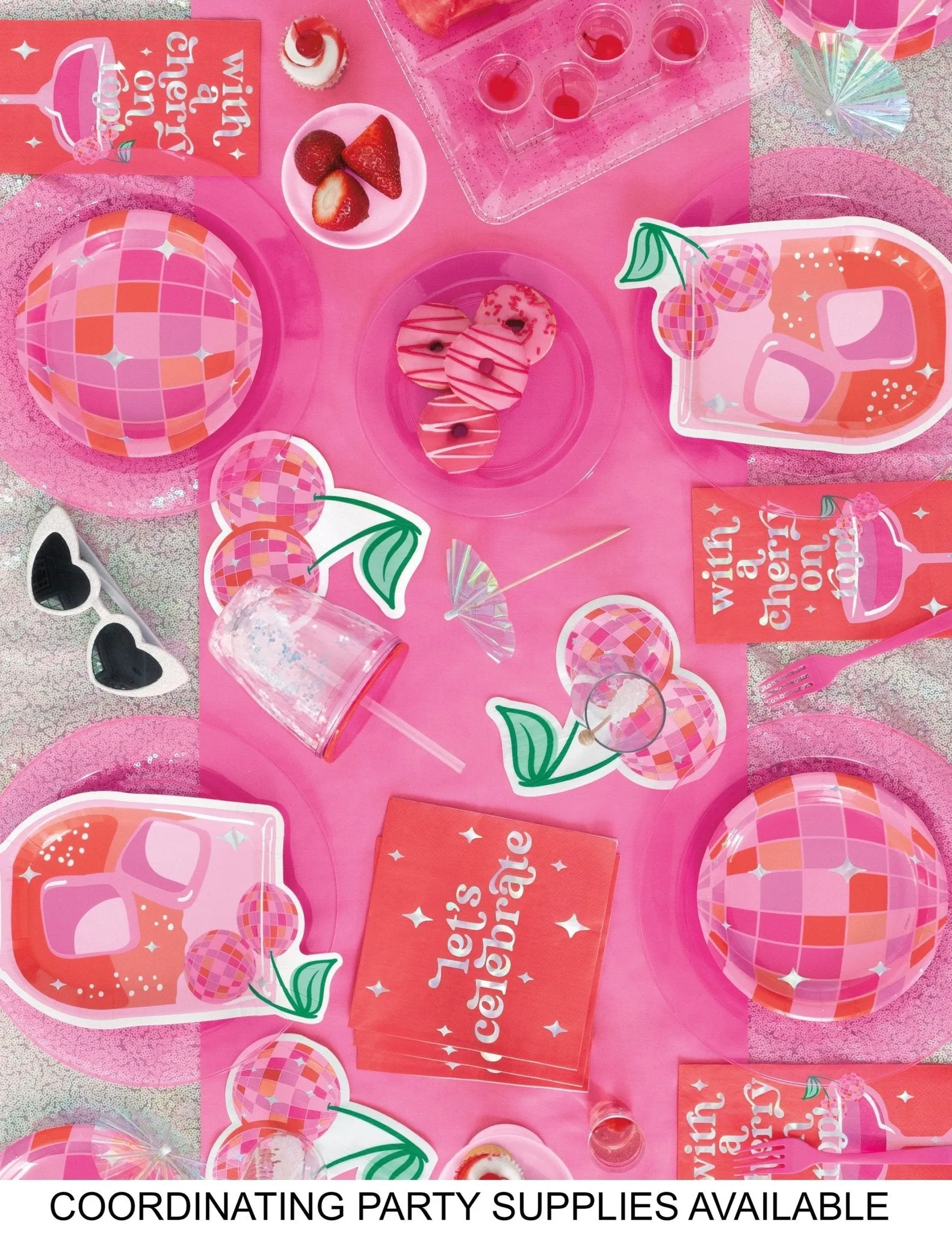 Disco Cherry Favor Bags