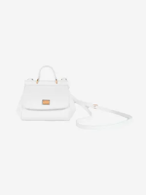 Dolce & Gabbana Girls Patent Leather Branded Shoulder Bag (H: 14cm)