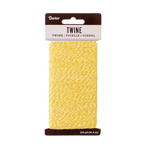Double Texture Baker's Twine - Yellow