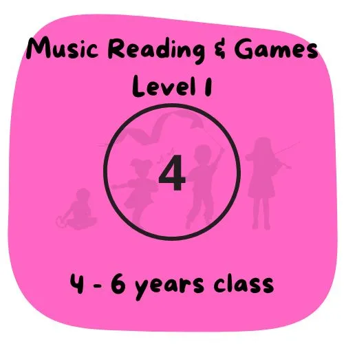 E. TERM 2 - WINTER 2024 - Musicianship & Reading 1 - 4-6yrs
