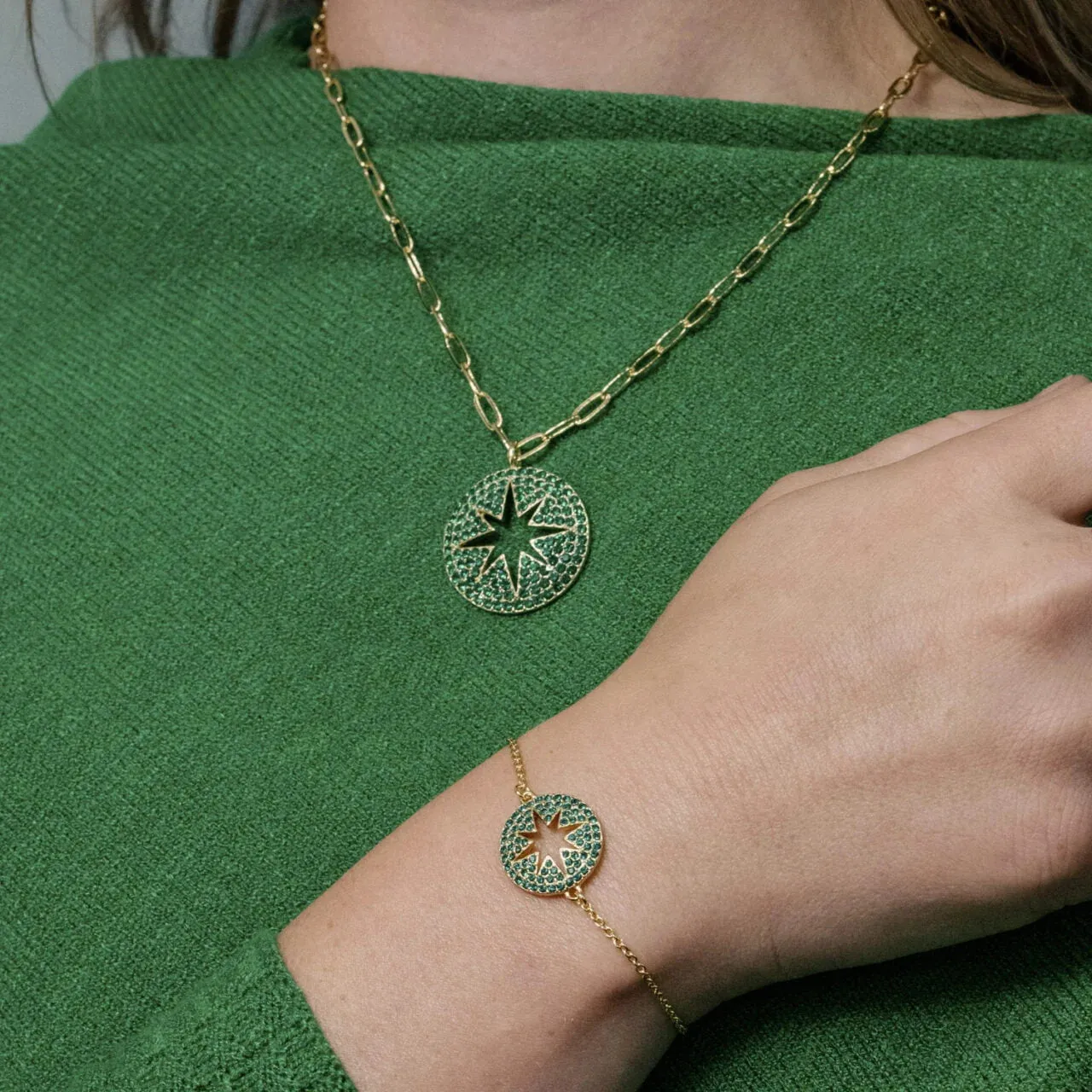 Earrings Japanese Seed Green
