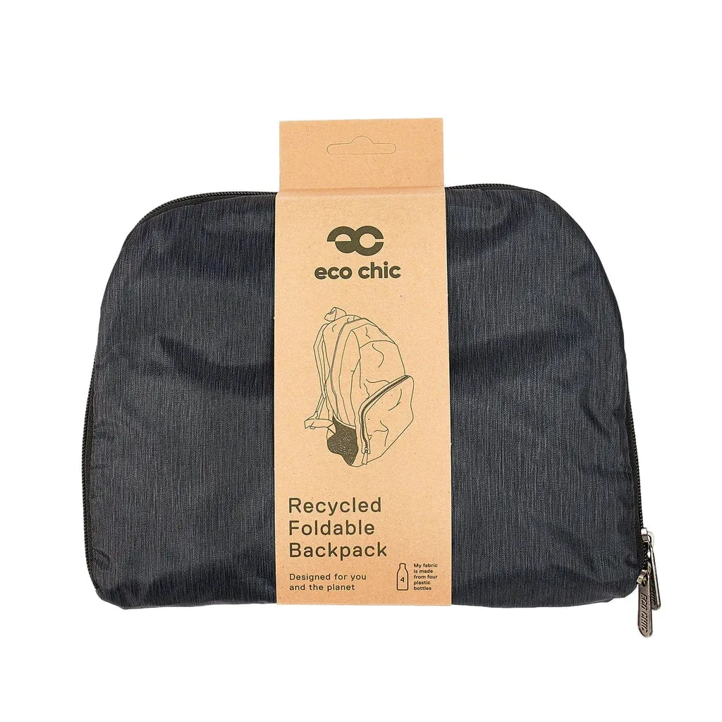 Eco Chic Black Backpack