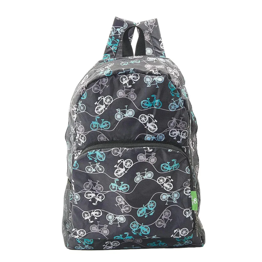 Eco Chic Black Bike Backpack