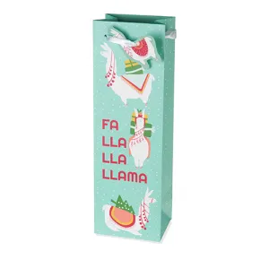 Fa Lla Lla Llama Single-Bottle Wine Bag by Cakewalk
