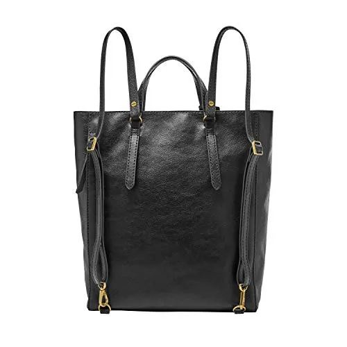 Fossil Women's Camilla Leather Convertible Backpack Purse-Handbag