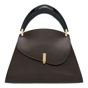Geometric Handbag With Sculptural Handle