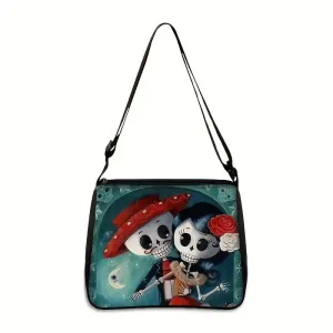 Gothic Print Crossbody bag