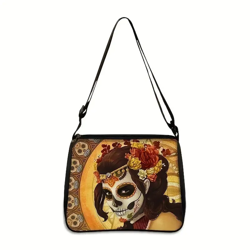 Gothic Print Crossbody bag