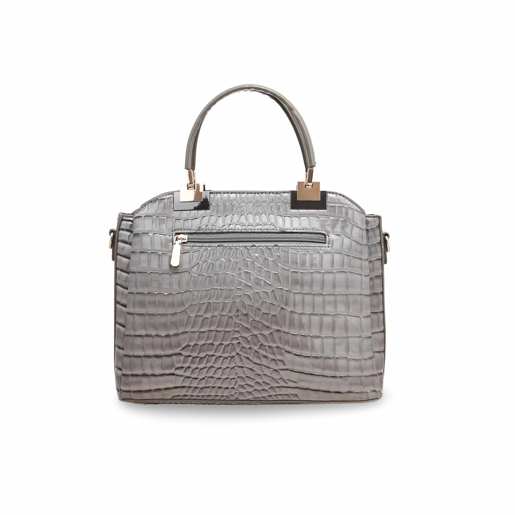 Grey Formal Hand Bag P36126