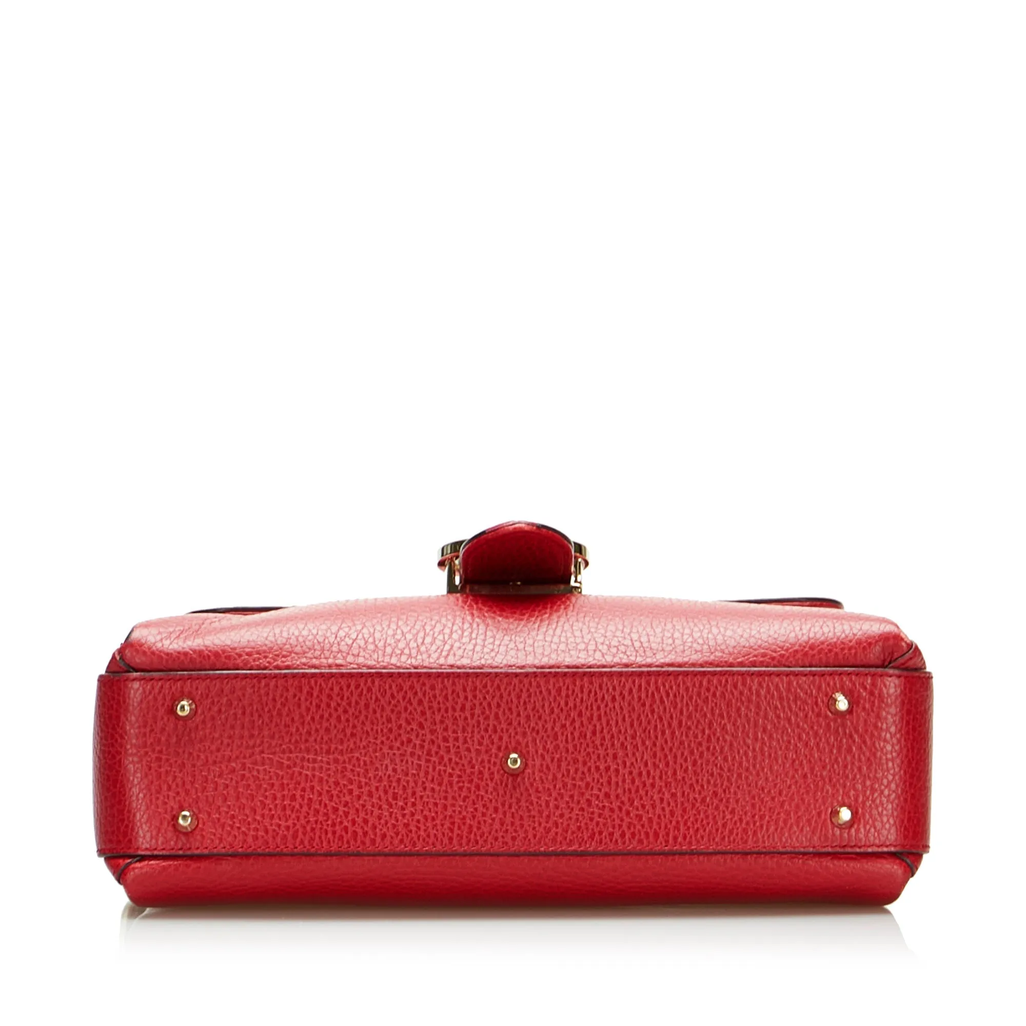Gucci Interlocking G Red Calfskin
