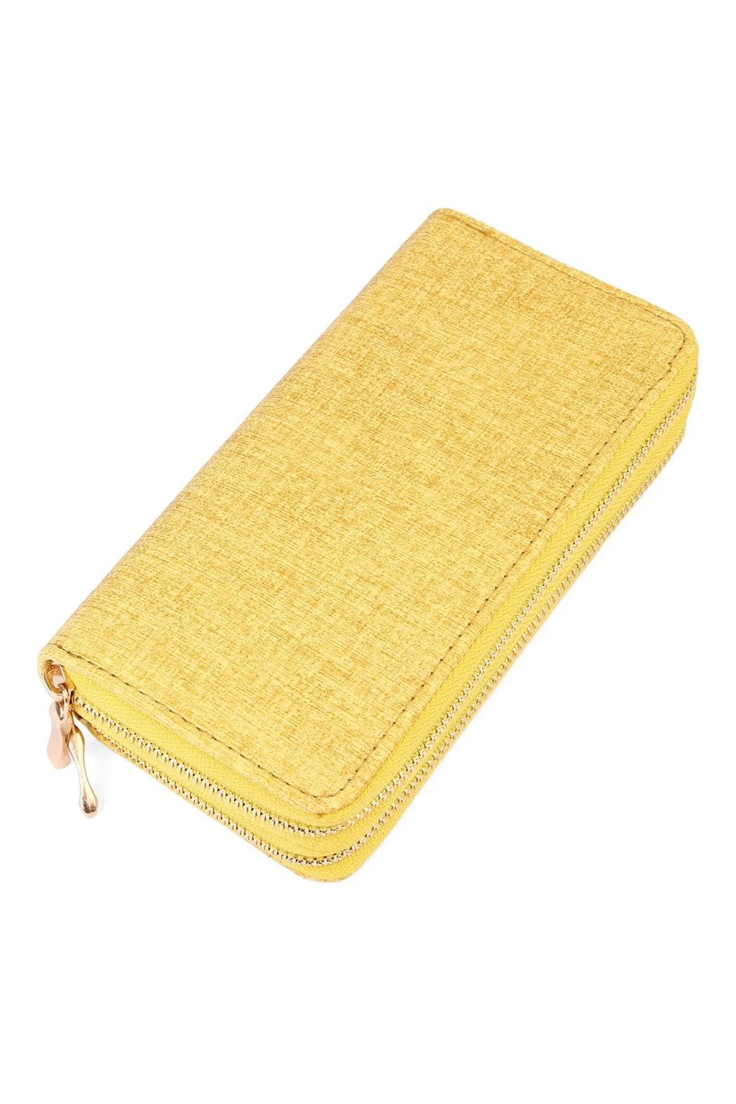Hdg1456 - Double Zipper Fashion Wallet