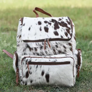 Large Cowhide Diaper Backpack: Luxury for Everyday Use" 1006