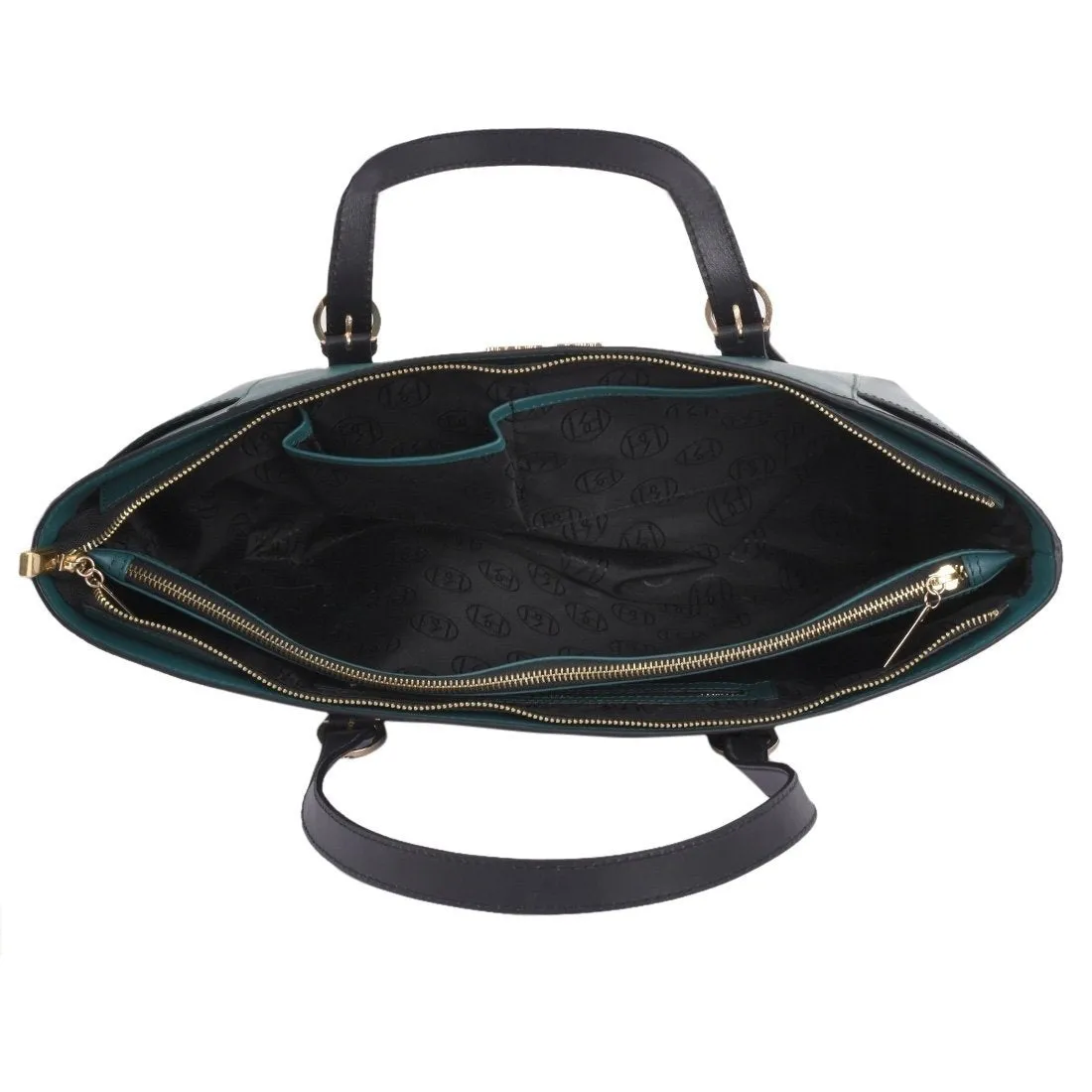 Leather Green Handbag