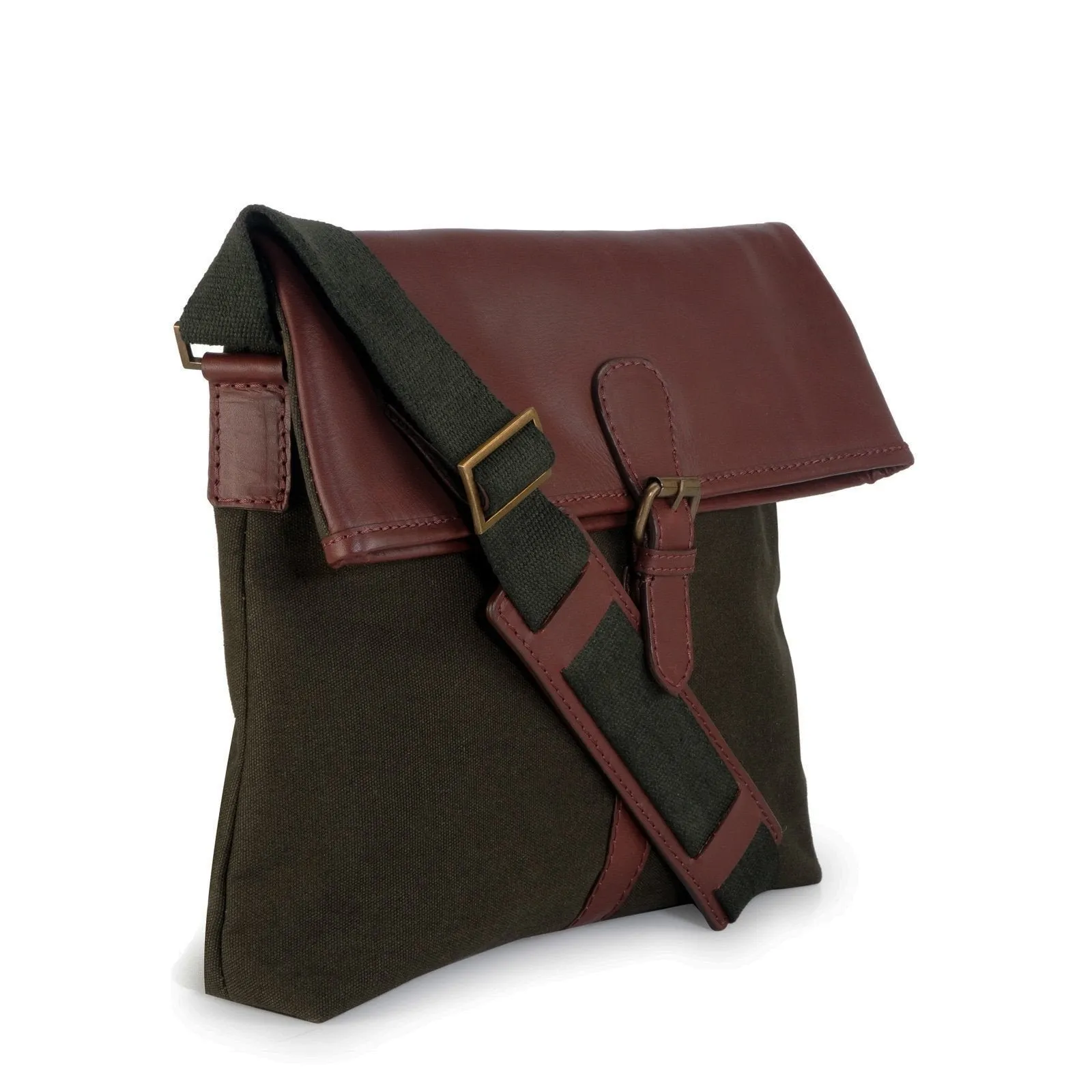 Leather Messenger Bag - PR1116