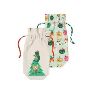 Let it Meow Wine Bags - Set of Two