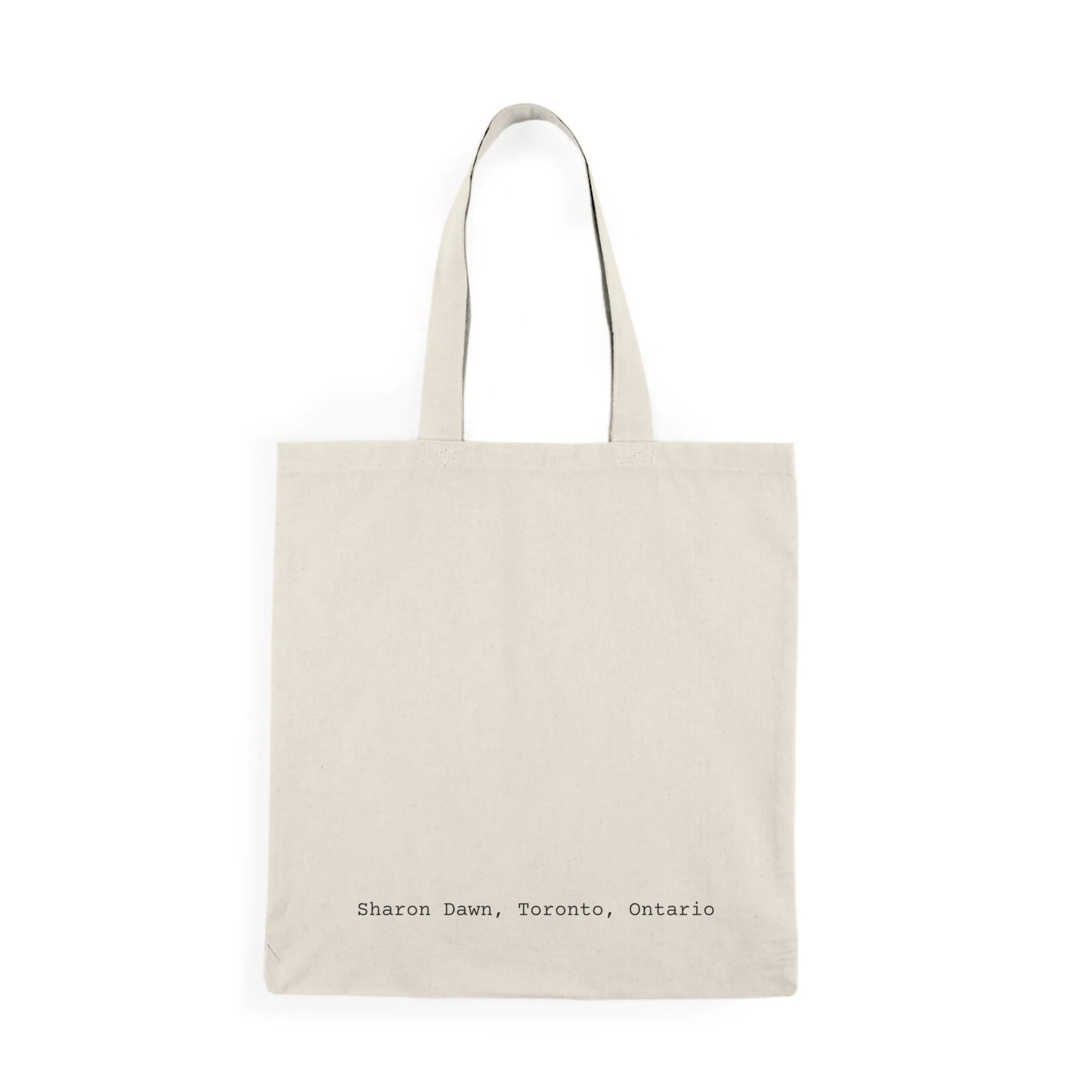 Lotus Pond - Natural Tote Bag ~ Sharon Dawn Collection
