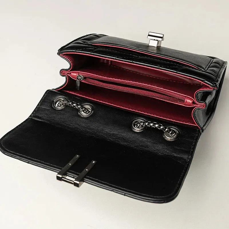Luxe Noir Crossbody Bag