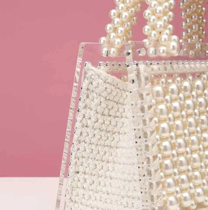 Luxury Designer Pearl Bag-حقيبة يد فاخرة