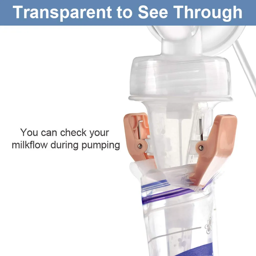 Maymom Widemouth Flange (spectra, avent, maymom 4-threads) Adapter To Use With Milk Bag, 2pc, 2nd Gen