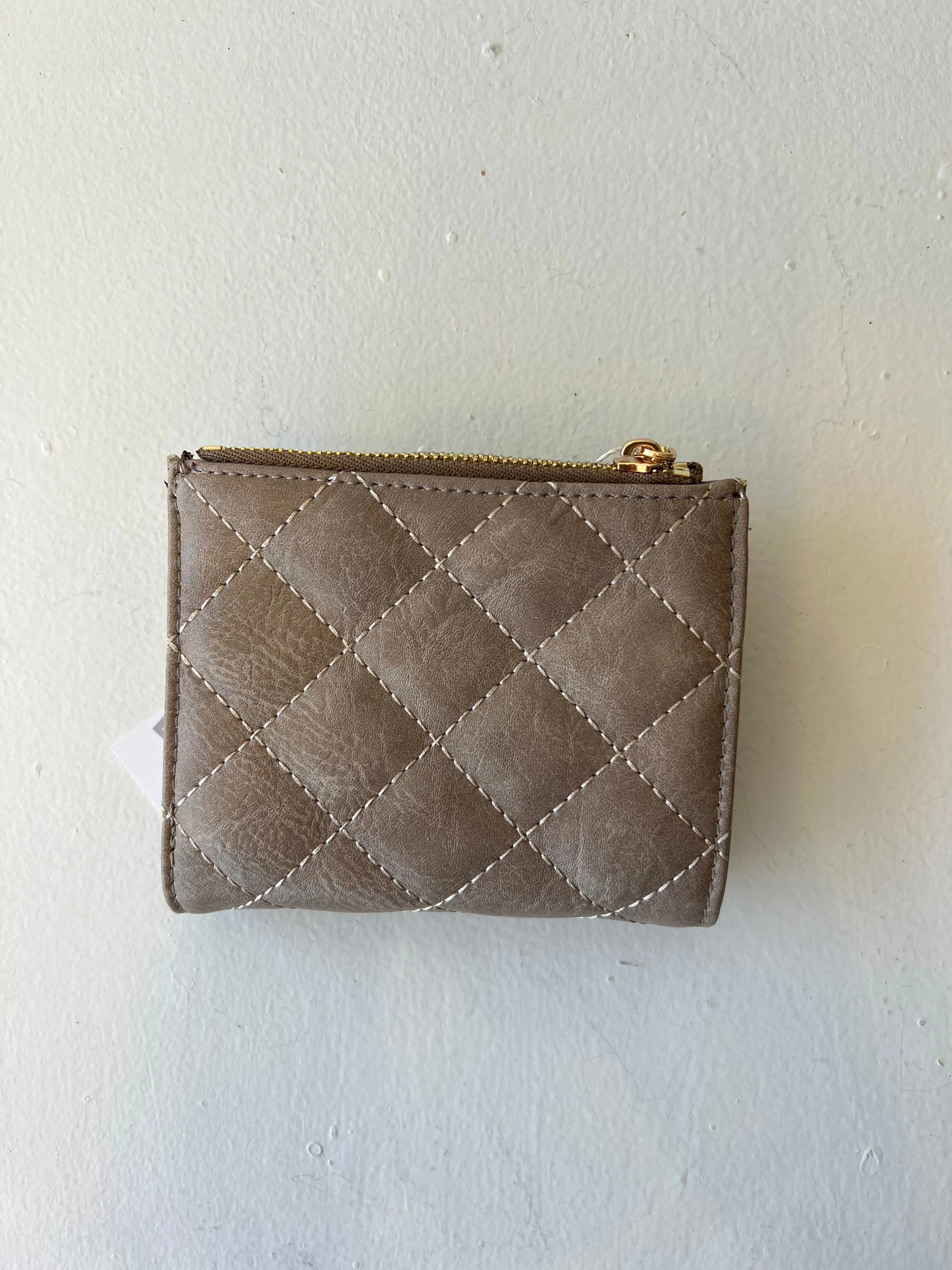 MELODY QUILTED ZIP TOP WALLET