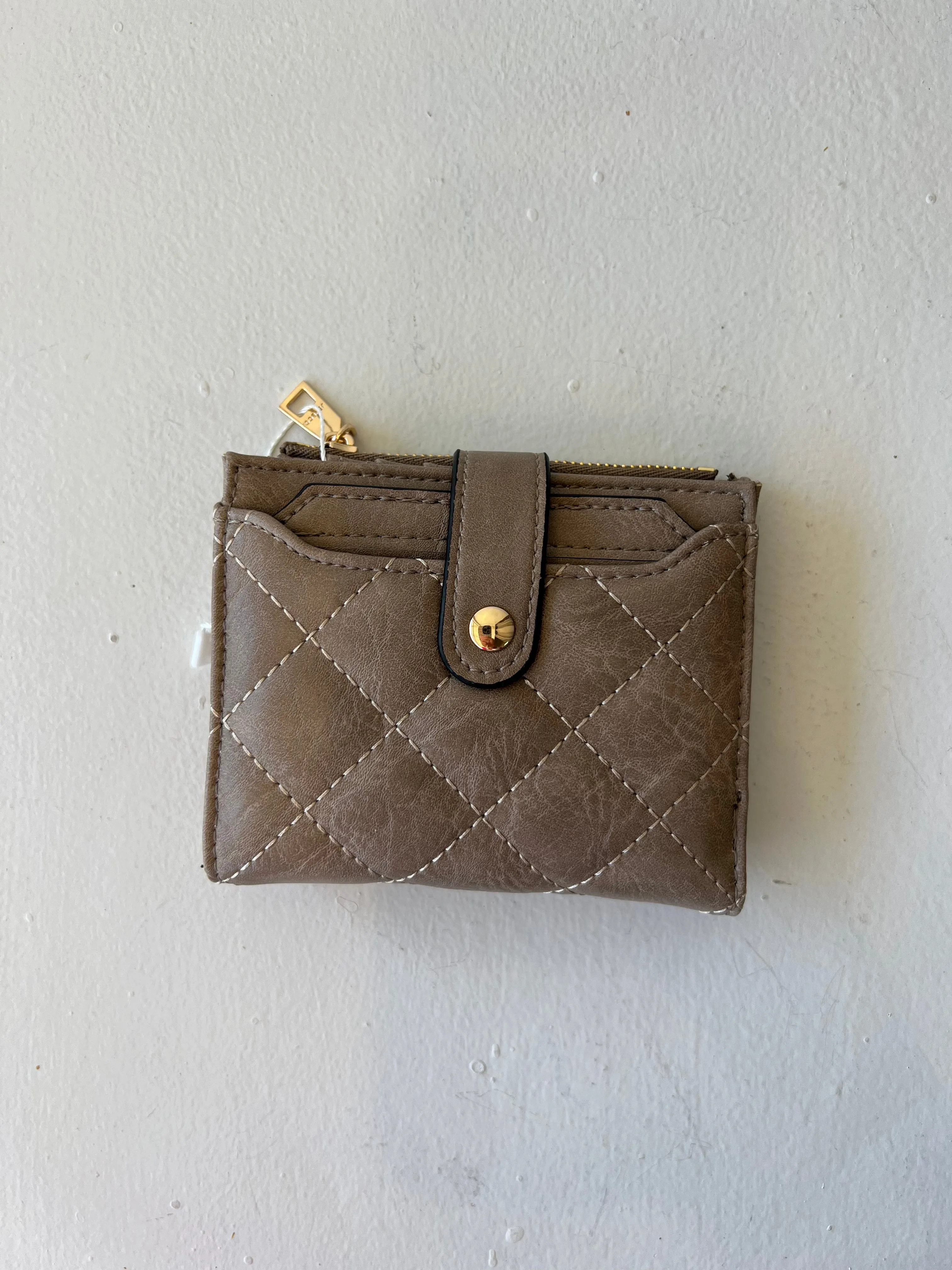 MELODY QUILTED ZIP TOP WALLET
