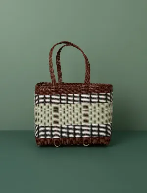 Mercado Tote // Chocolate & Palm