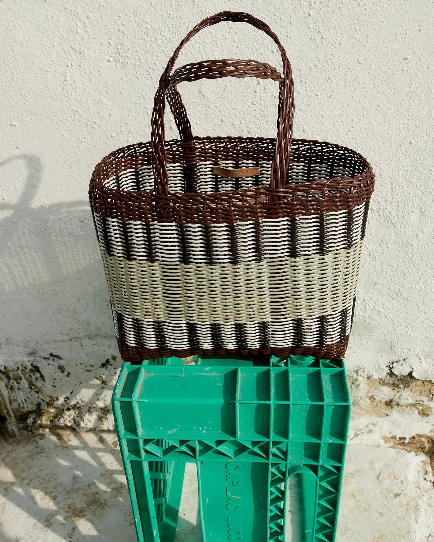 Mercado Tote // Chocolate & Palm