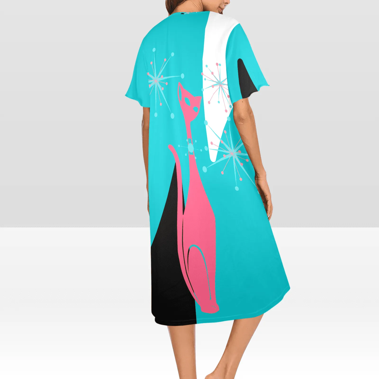 Mid Modern Day Mumu Loungewear Muumuu Dresses