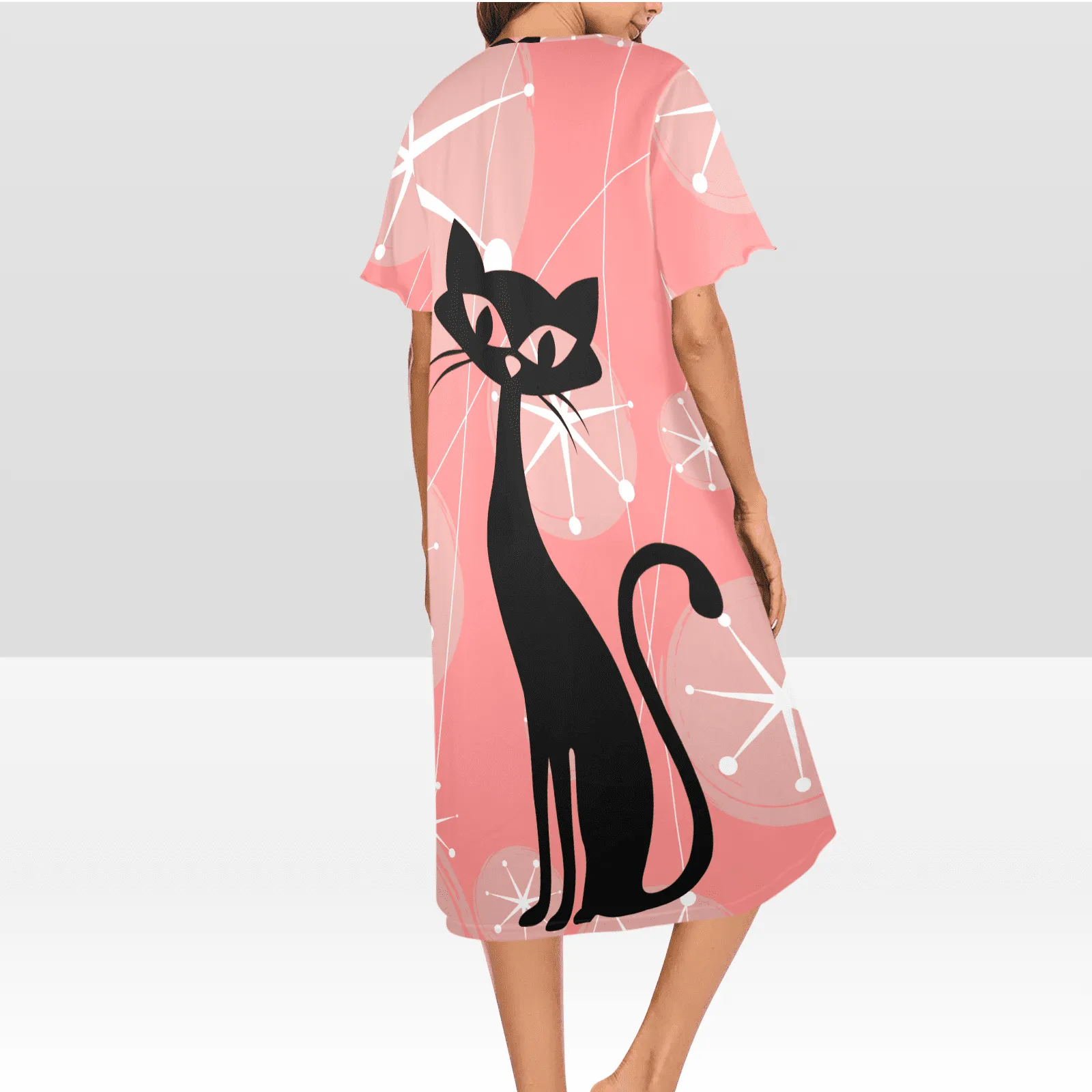 Mid Modern Day Mumu Loungewear Muumuu Dresses