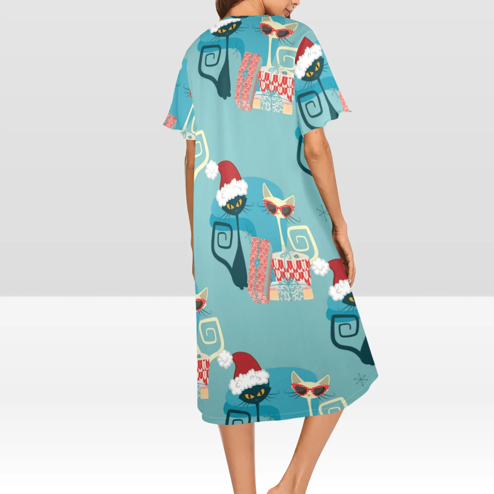 Mid Modern Day Mumu Loungewear Muumuu Dresses