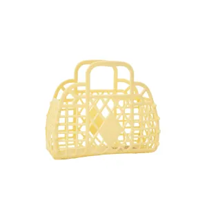 Mini Retro Basket, Yellow