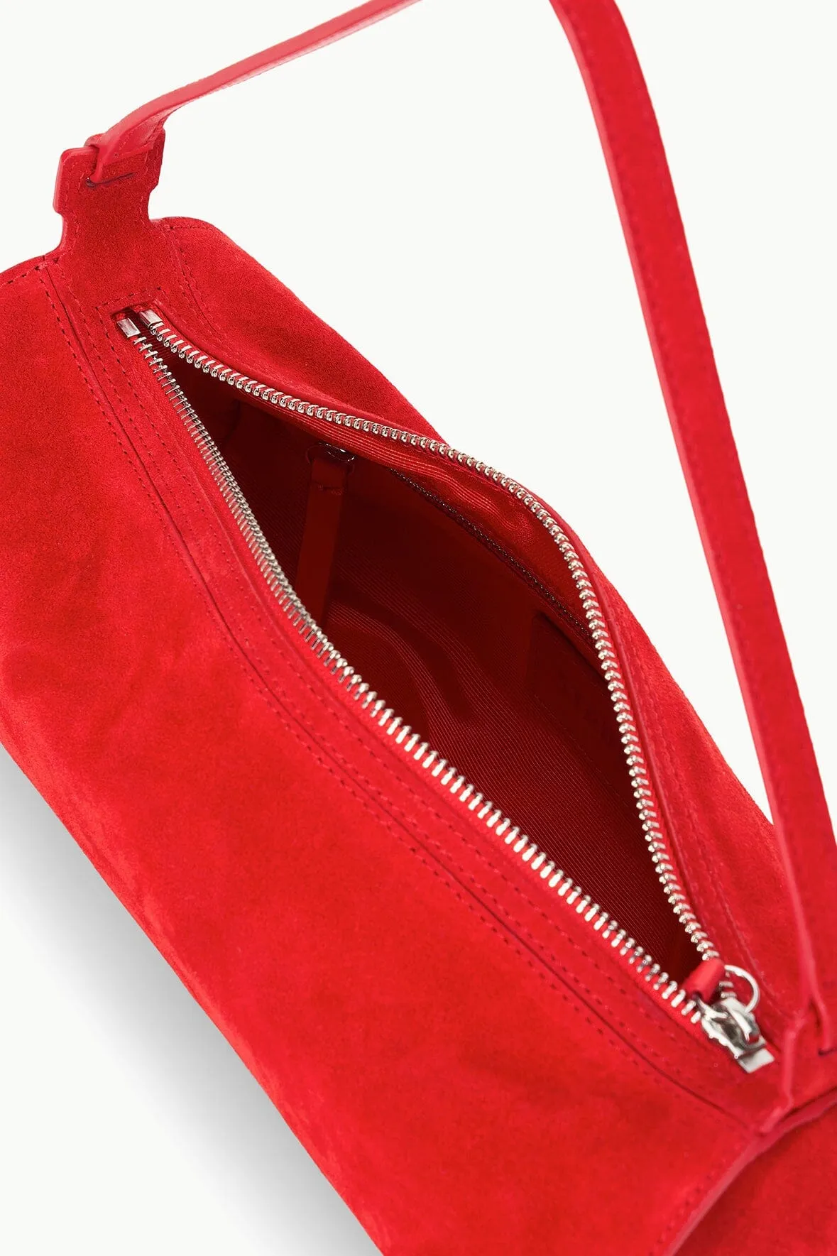 MINI TARU BAG IN RED ROSE SUEDE