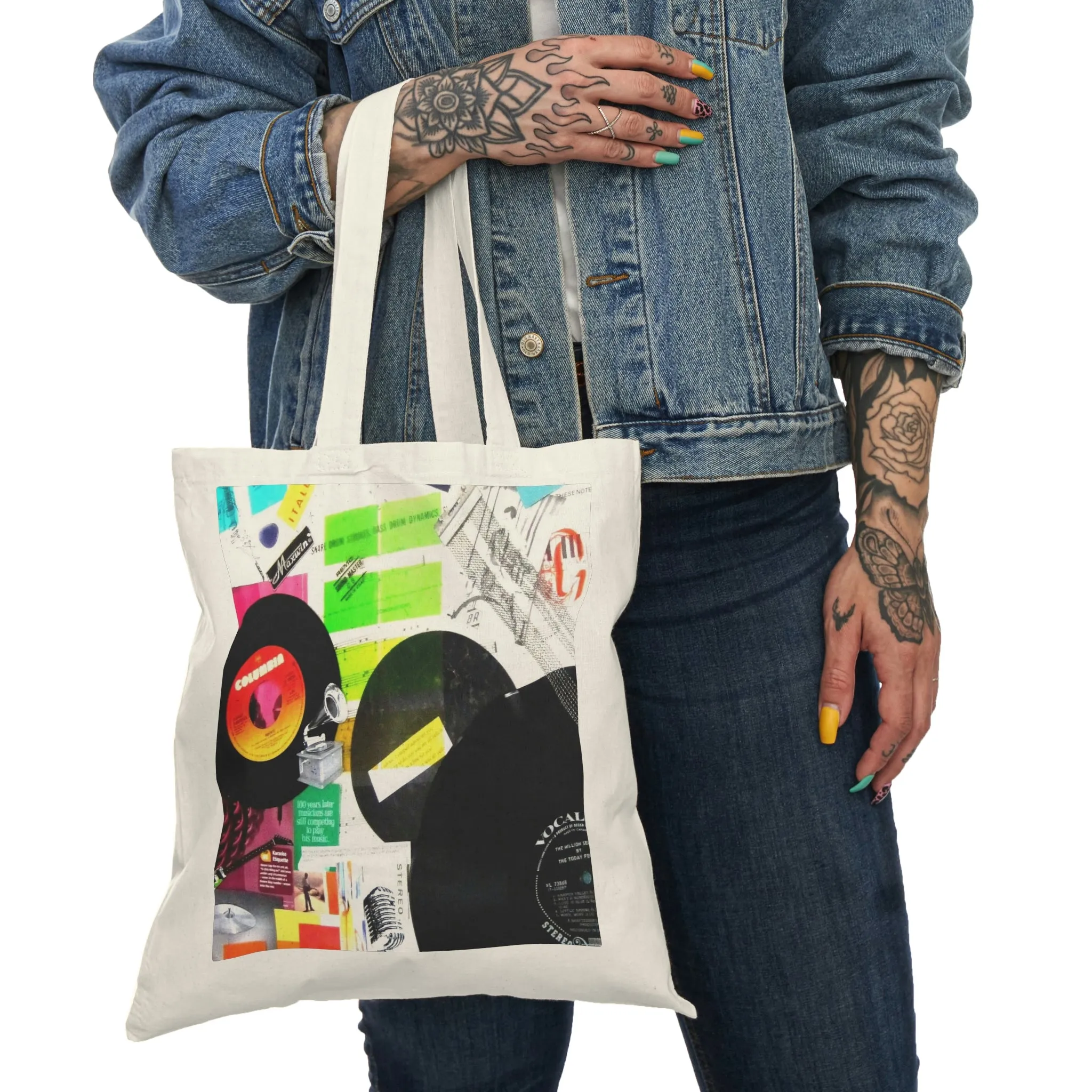 My Music Diary - Natural Tote Bag ~ Sharon Dawn Collection