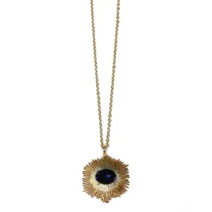 Necklace Sunburst Navy
