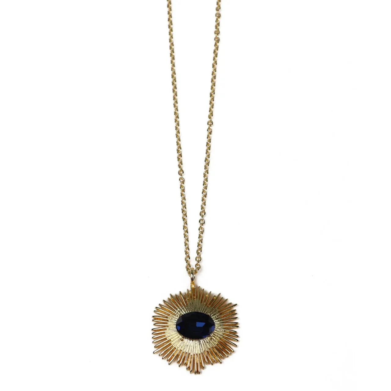 Necklace Sunburst Navy