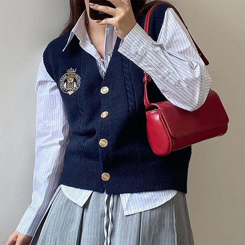 New Retro Wine Red Underarm Bag