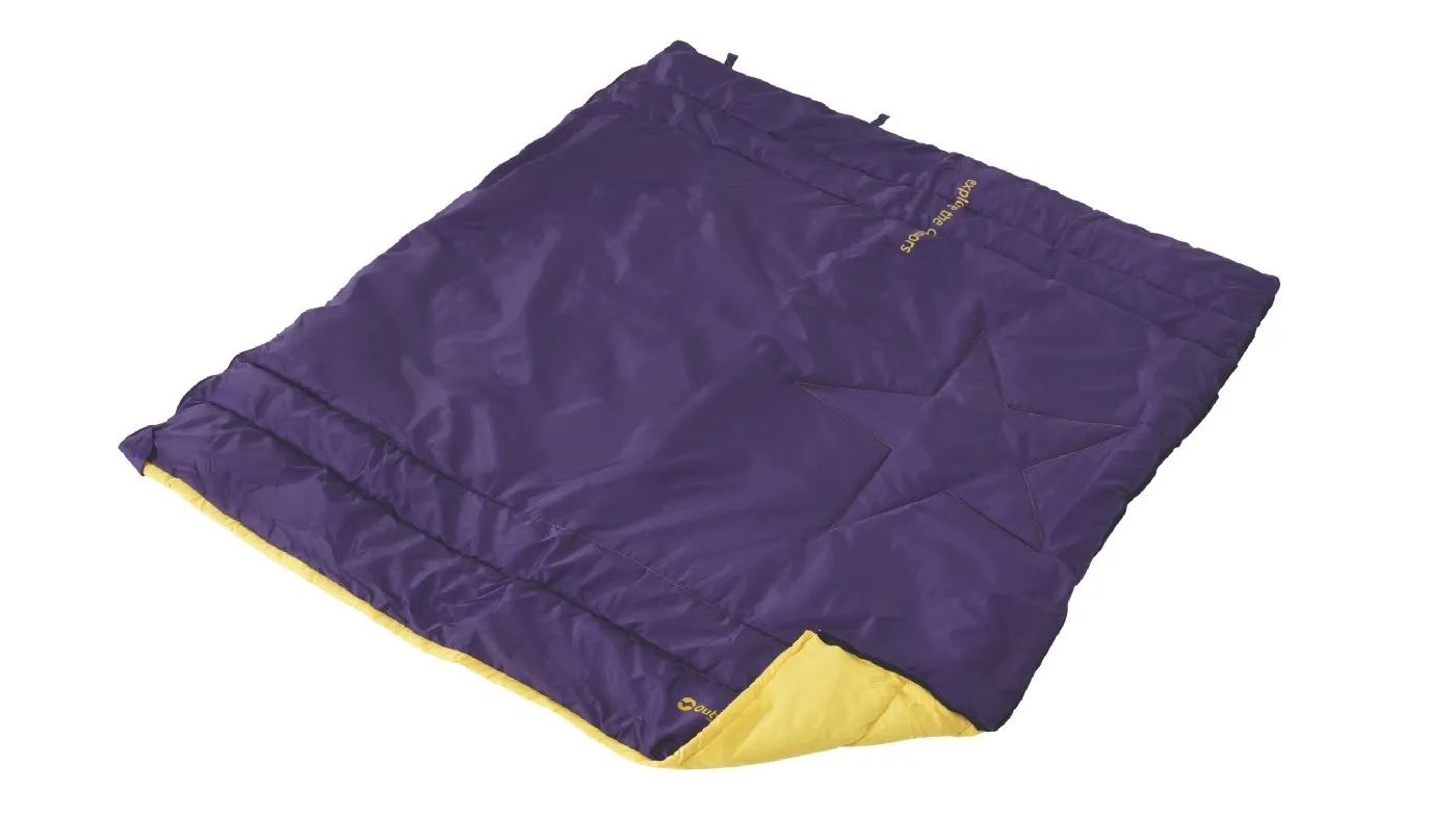 Outwell Cave Kids Purple Sleeping Bag