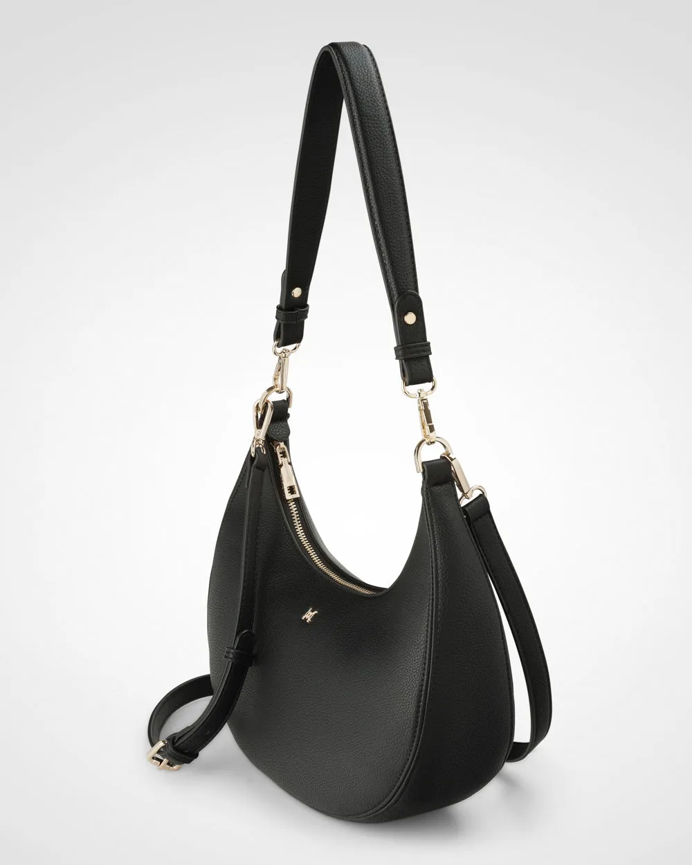 Pia Cresent Shoulder Bag with Crossbody Strap   Aztec Strap