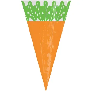 Plastic Carrot Treat Bags