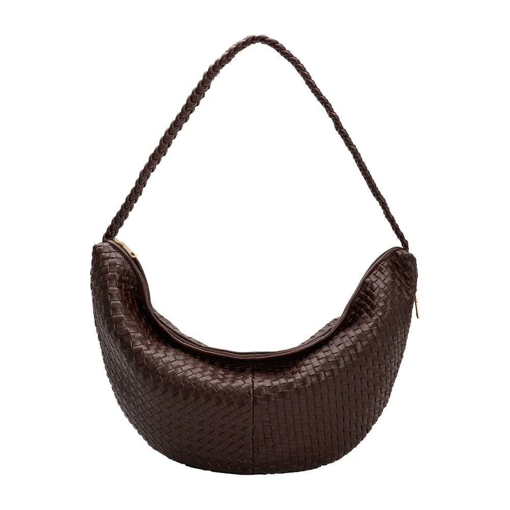 Raquel Espresso XL Recycled Shoulder Bag