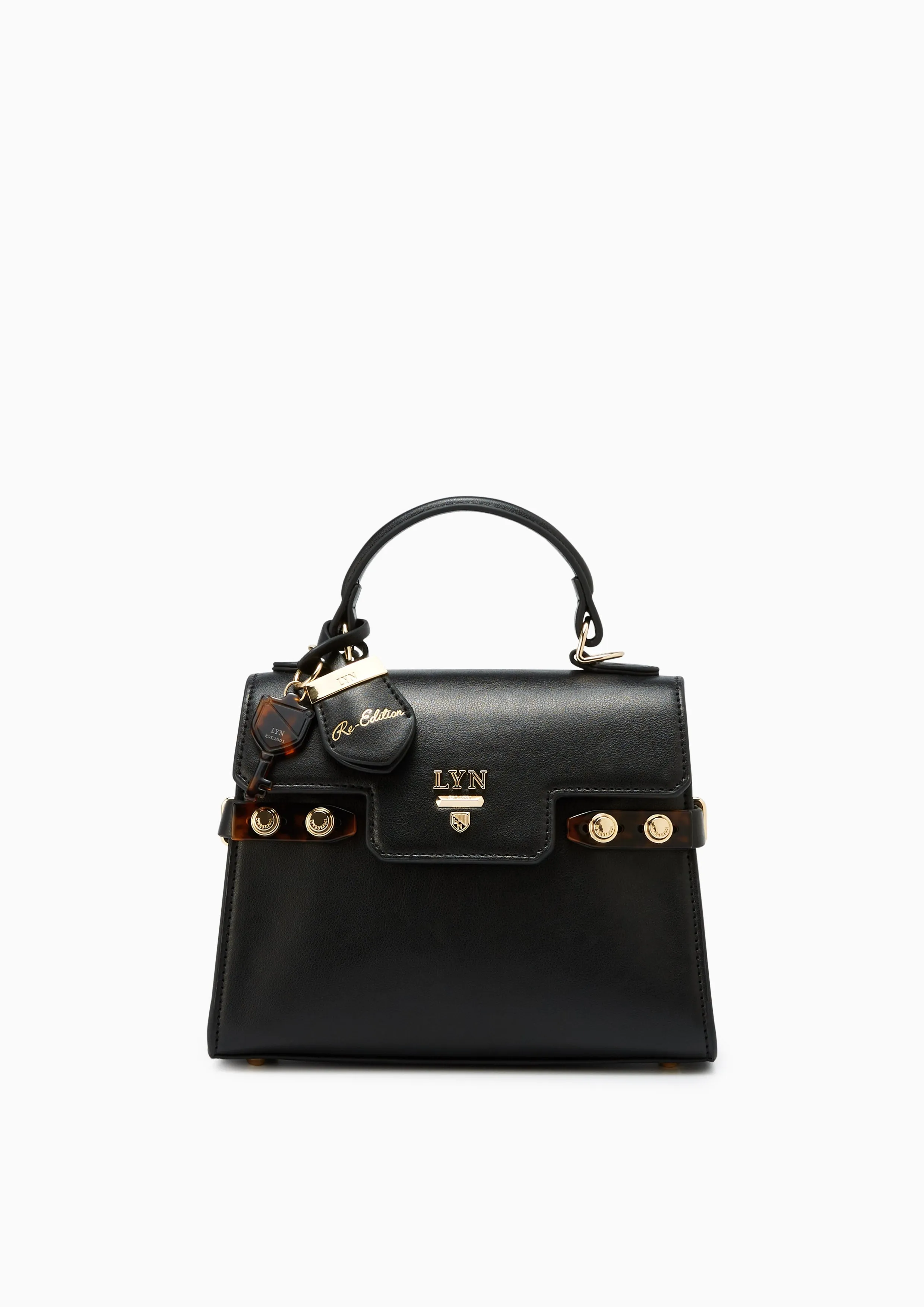 Re-Edit Marble S Handbag Black