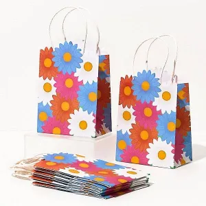 Retro Daisy Treat Bags-8pk. JN23 S9135